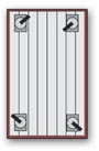 Colson Caster Configuration recommendation of four swivel casters